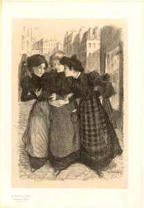 Maîtres de l'affiche V 4 - Dessin originel - Steinlen