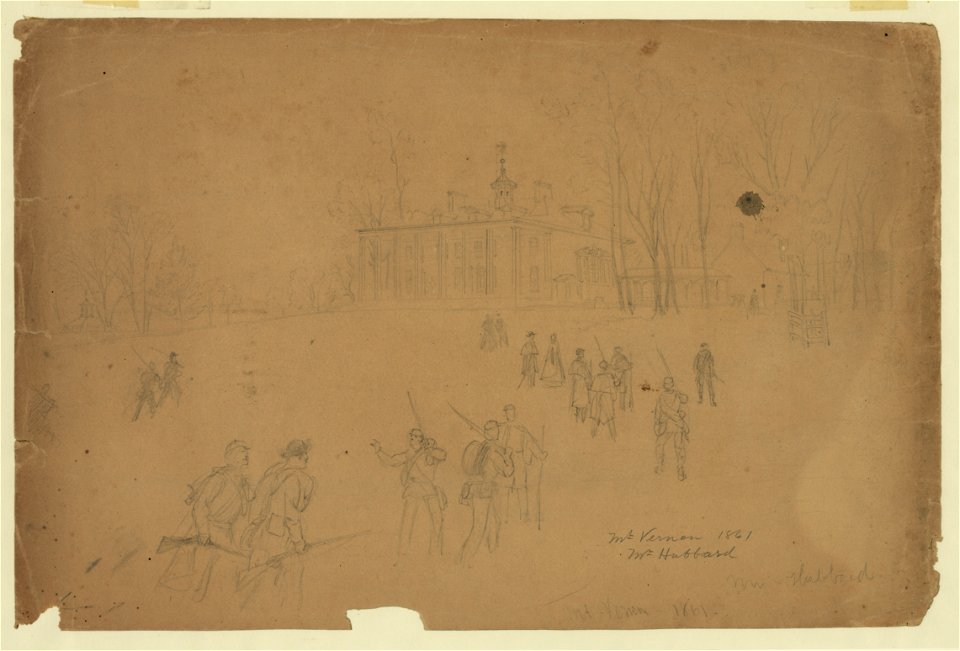 Mt Vernon, 1861. Mr Hubbard LCCN2004660703
