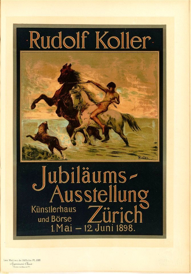 Maîtres de l'affiche V 4 - Pl 188 - Rudolph Koller