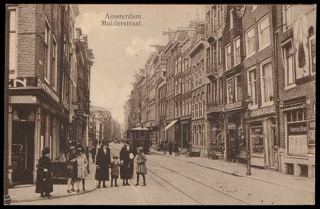 Muiderstraat richting Jodenbreestraat, Afb PBKD00213000001