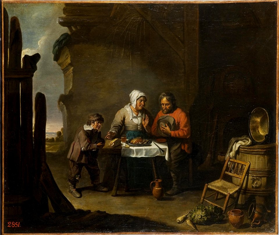 Maître aux Béguins - Saying Grace, ГЭ-1157