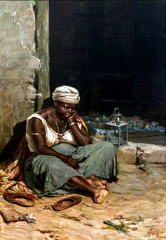 Mulata quitandeira by Antonio Ferrigno 1893