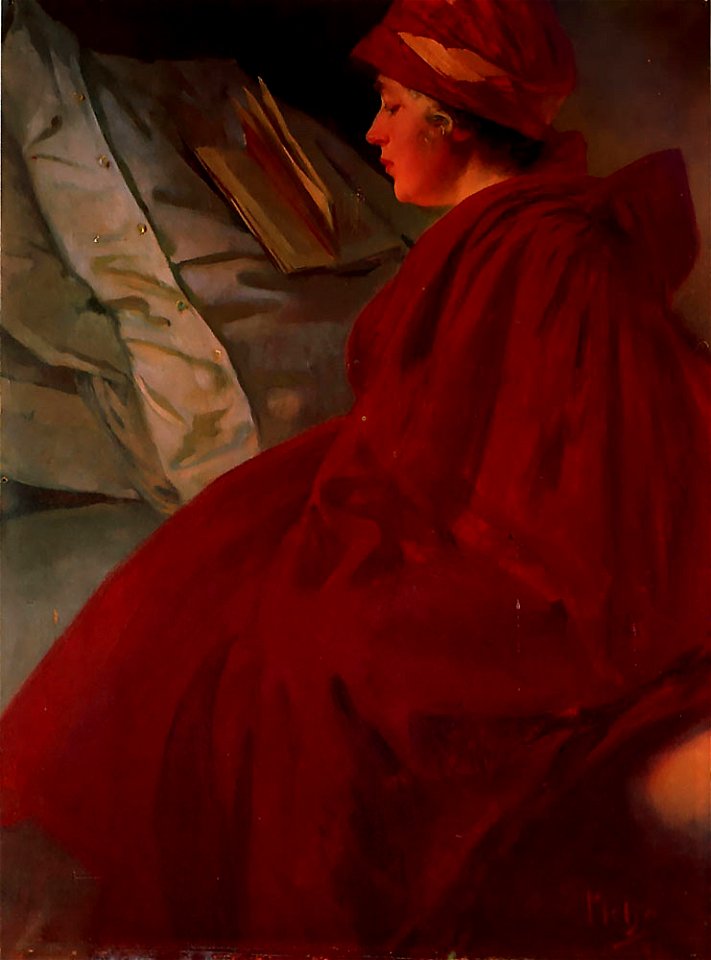 Mucha-The Red Cape-1902