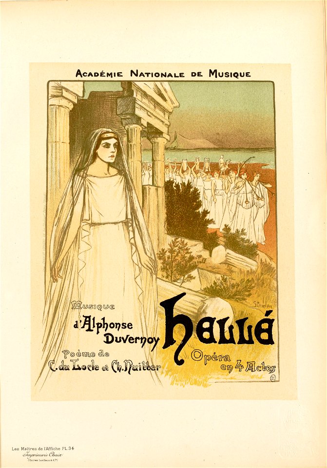 Maîtres de l'affiche V 1 - Pl 34 - Steinlen