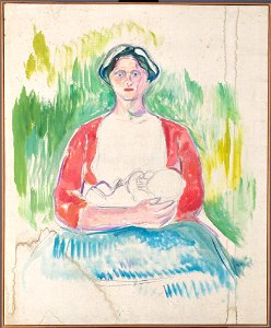 Edvard Munch - Alma Mater, Study - MM.M.00810 - Munch Museum