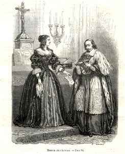 Mazarin chez la reine
