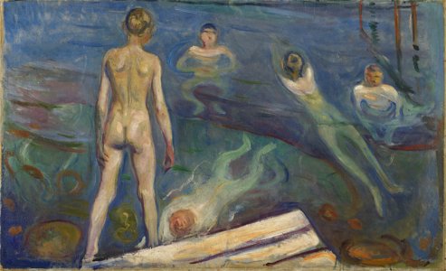 Edvard Munch - Bathing Boys - NG.M.01866 - National Museum of Art, Architecture and Design