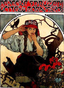 Mucha-Moravian Teachers' Choir-1911