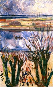 Edvard Munch - Canal in Warnemünde (2)