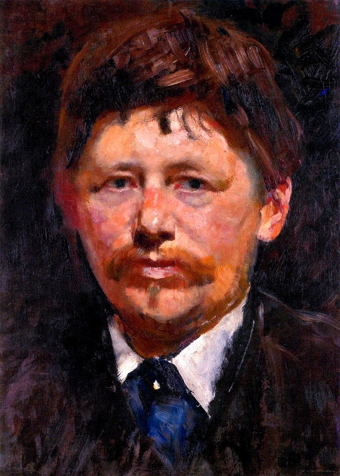 Andreas Singdahlsen, by Edvard Munch