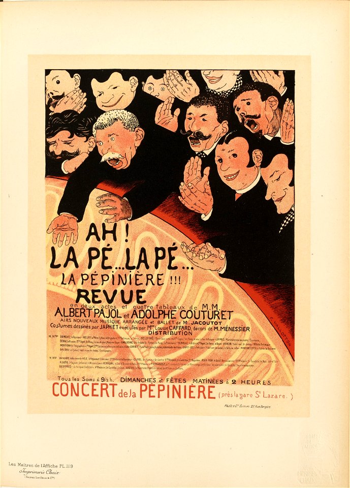 Maîtres de l'affiche V 3 - Pl 119 - F. Vallotton