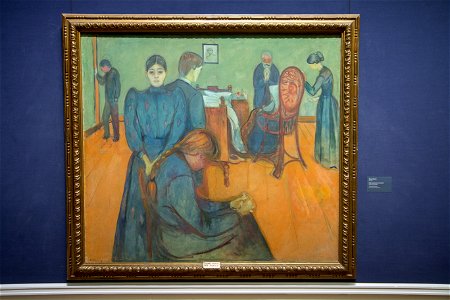 Edvard Munch - Death in the Sickroom - IMG 9777 - National Gallery Oslo