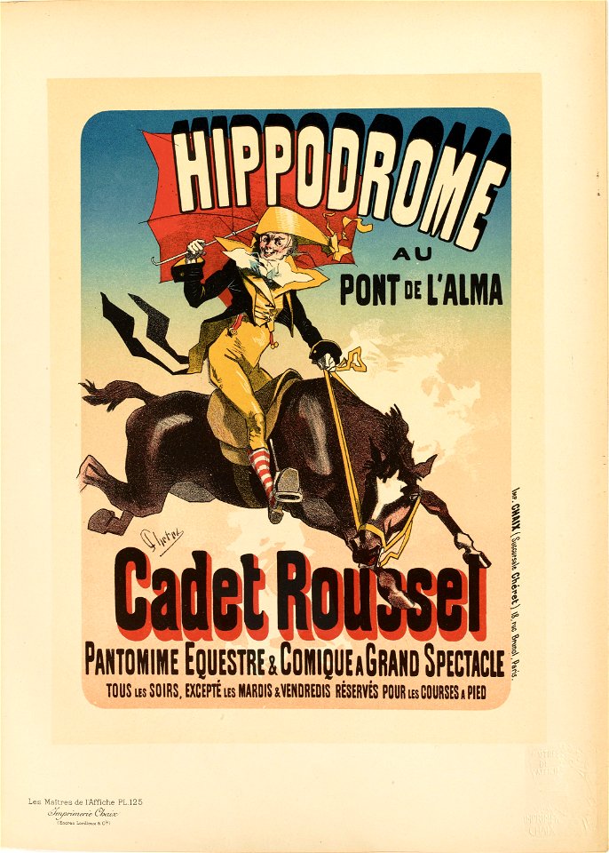 Maîtres de l'affiche V 3 - Pl 125 - Jules Chéret