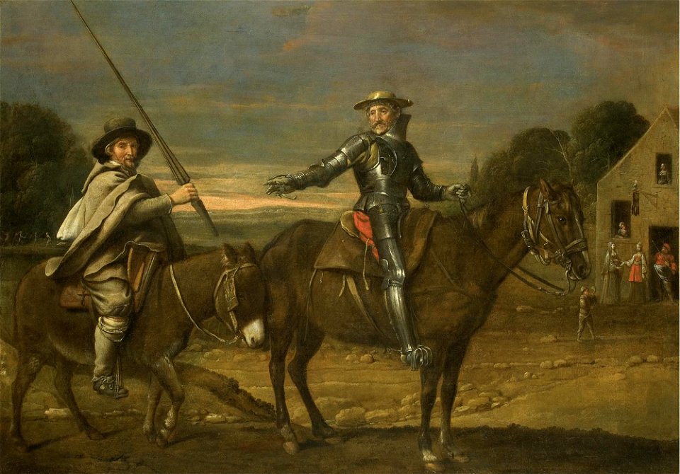 Maître des Cortèges - DON QUIXOTE AND SANCHO PANZA (cropped)