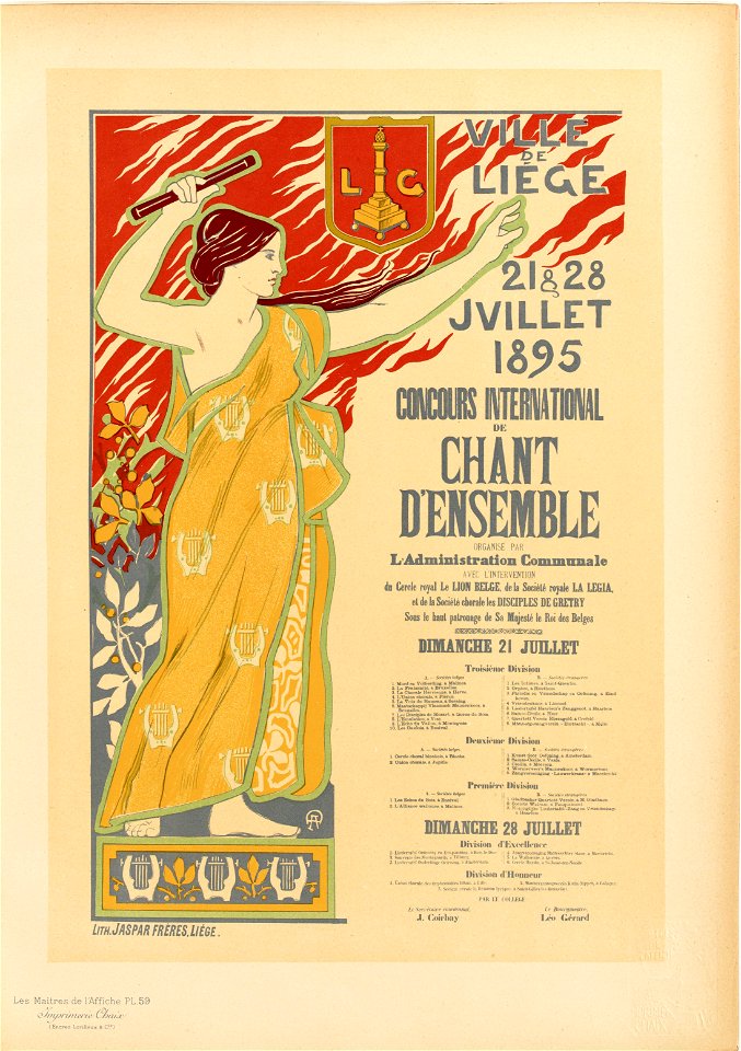 Maîtres de l'affiche V 2 - Pl 59 - Auguste Donnay