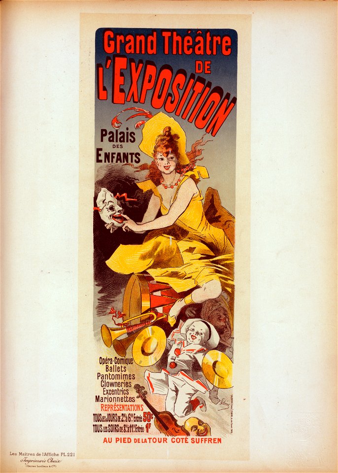 Maîtres de l'affiche vol 5 - Pl 221 - Jules Chéret