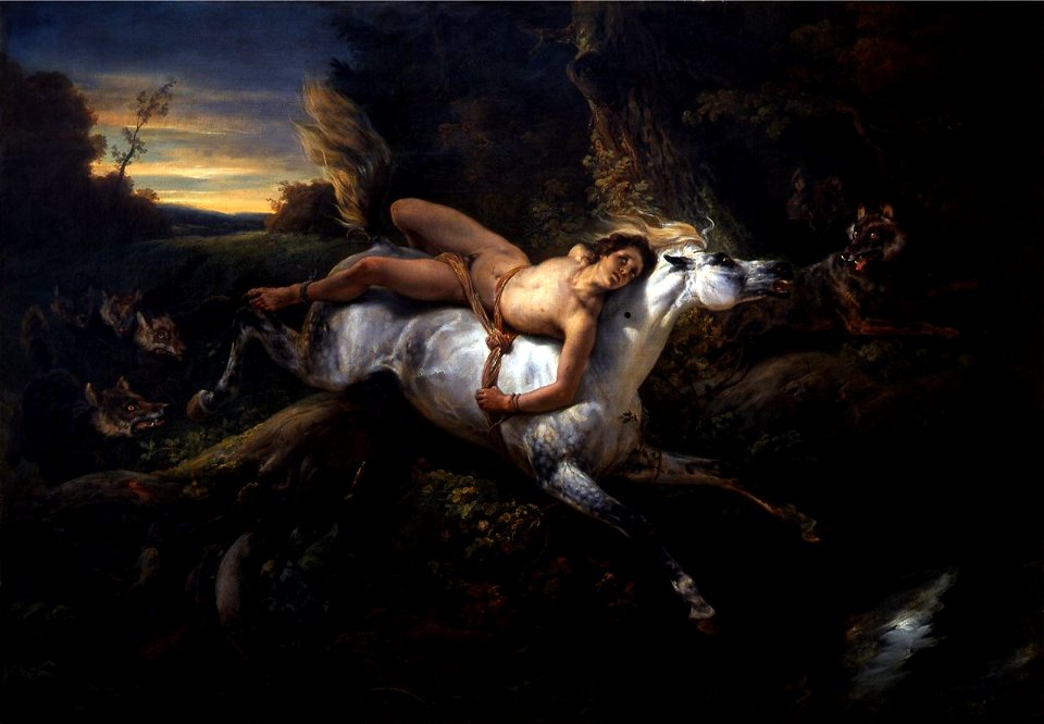 Mazeppa aux loups - Vernet, 1826
