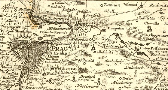 Mullerova mapa Cech 13-Hloupetin