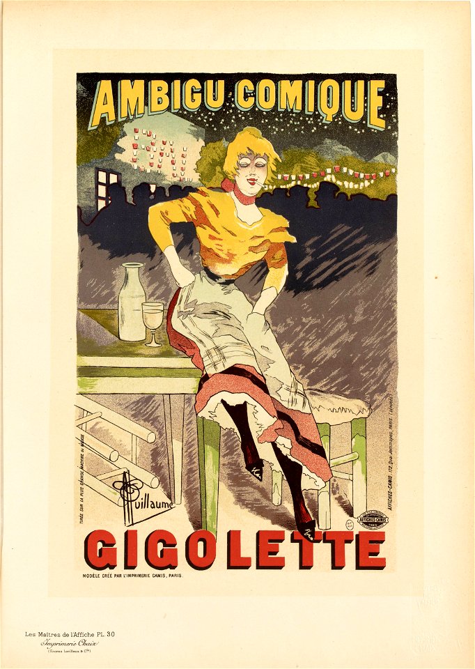 Maîtres de l'affiche V 1 - Pl 30 - Guillaume