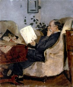 Edvard Munch - Christian Munch on the Couch