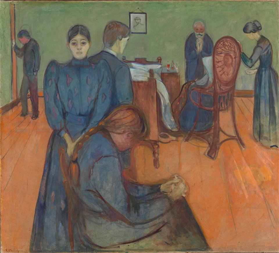 Edvard Munch - Death in the Sickroom - NG.M.00940 - National Museum of Art, Architecture and Design