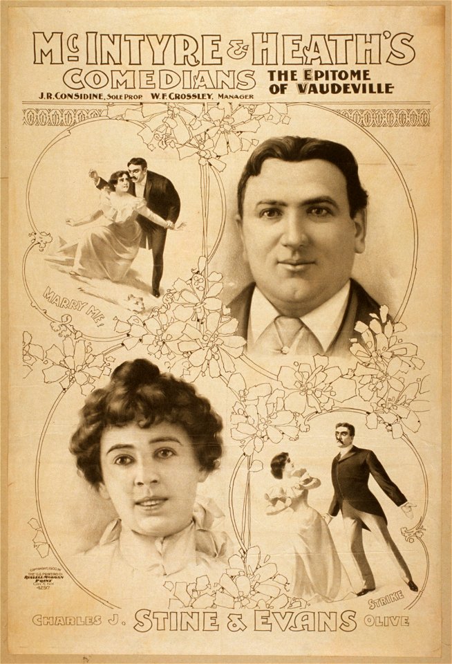 McIntyre & Heath's Comedians the epitome of vaudeville. LCCN2014635714
