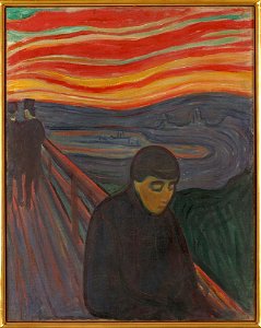 Edvard Munch - Despair - MM.M.00513 - Munch Museum. Free illustration for personal and commercial use.