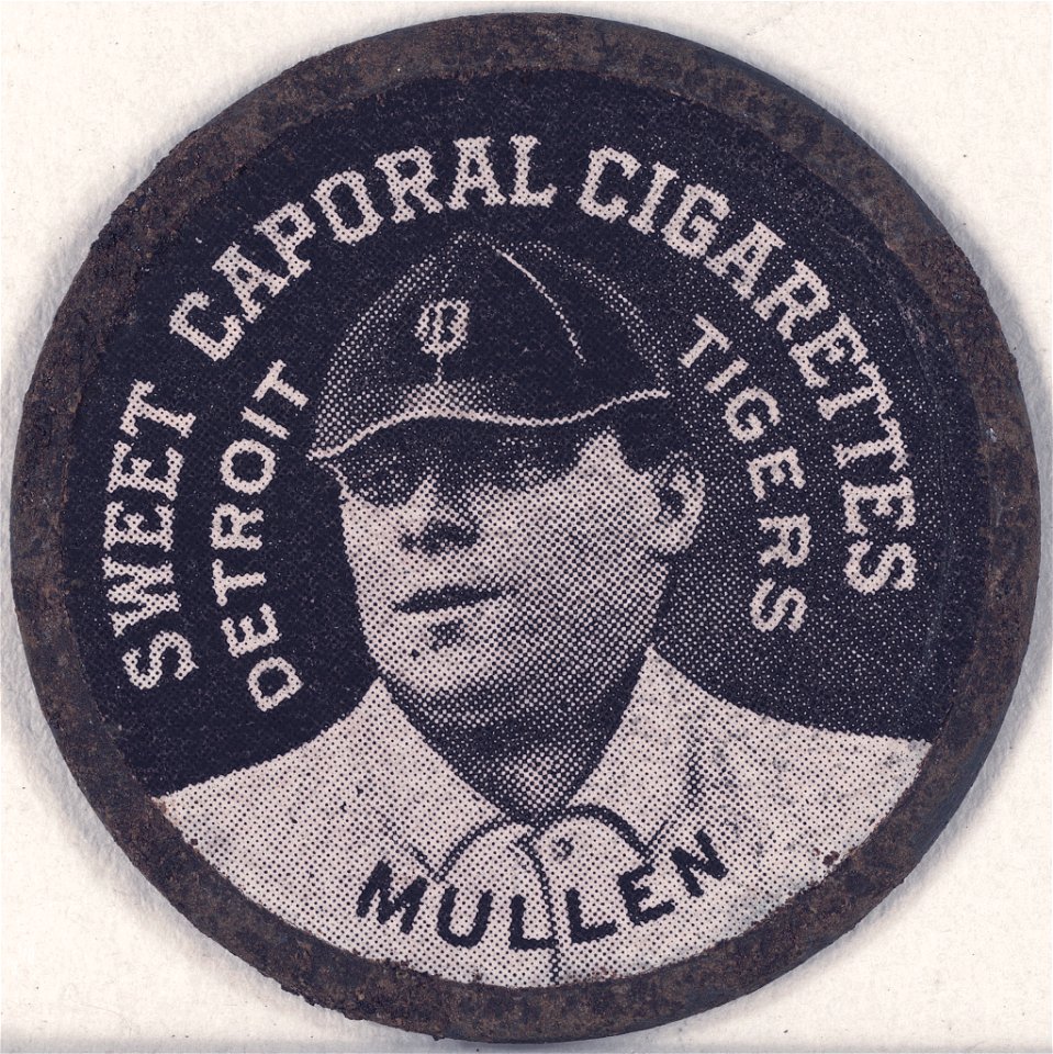 Mullin, Detroit Tigers, baseball card portrait LCCN2007683801
