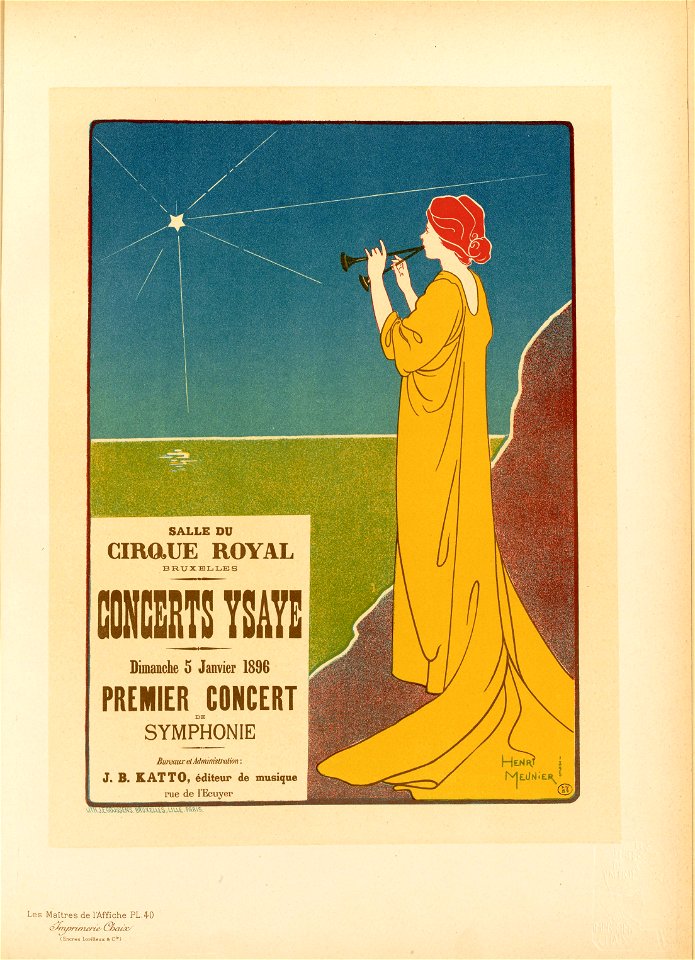Maîtres de l'affiche V 1 - Pl 40 - Henri Meunier