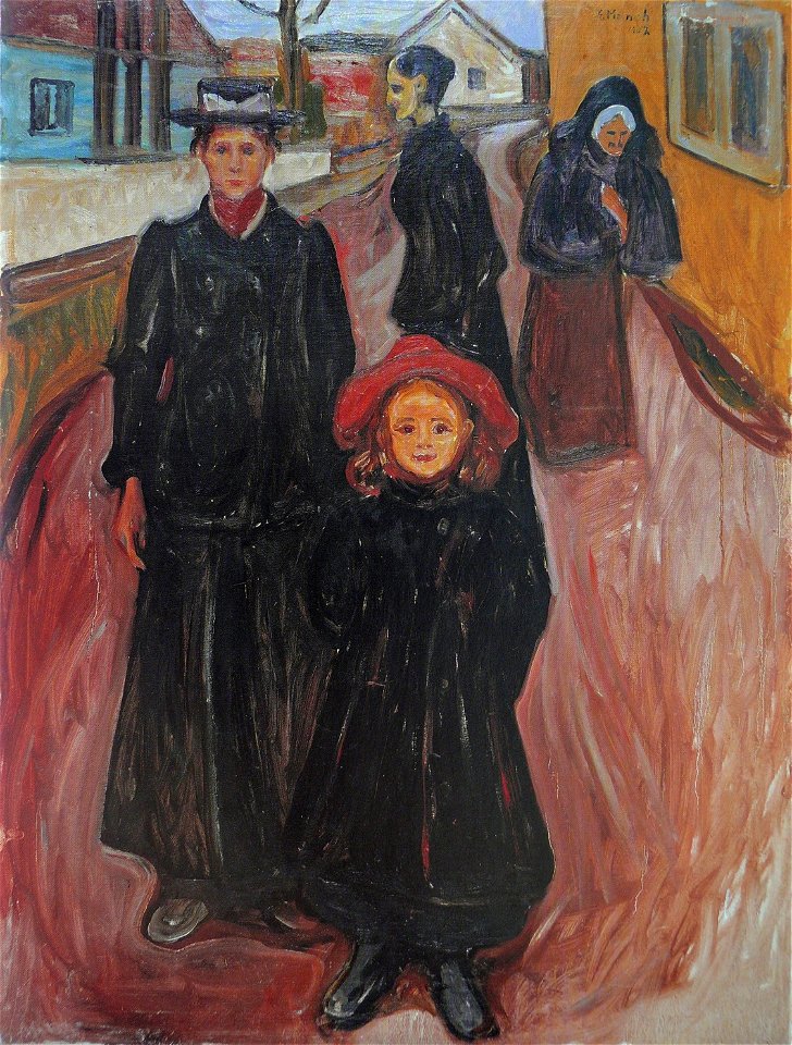 'Four Stages of Life' by Edvard Munch, 1902, Bergen Kunstmuseum