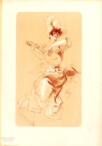 Maîtres de l'affiche V 4 - Dessin originel - Jules Chéret