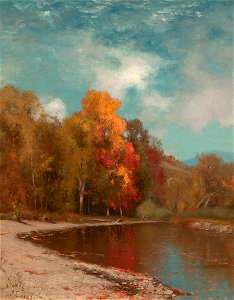 Autumn Leaves by Jervis McEntee, 1874