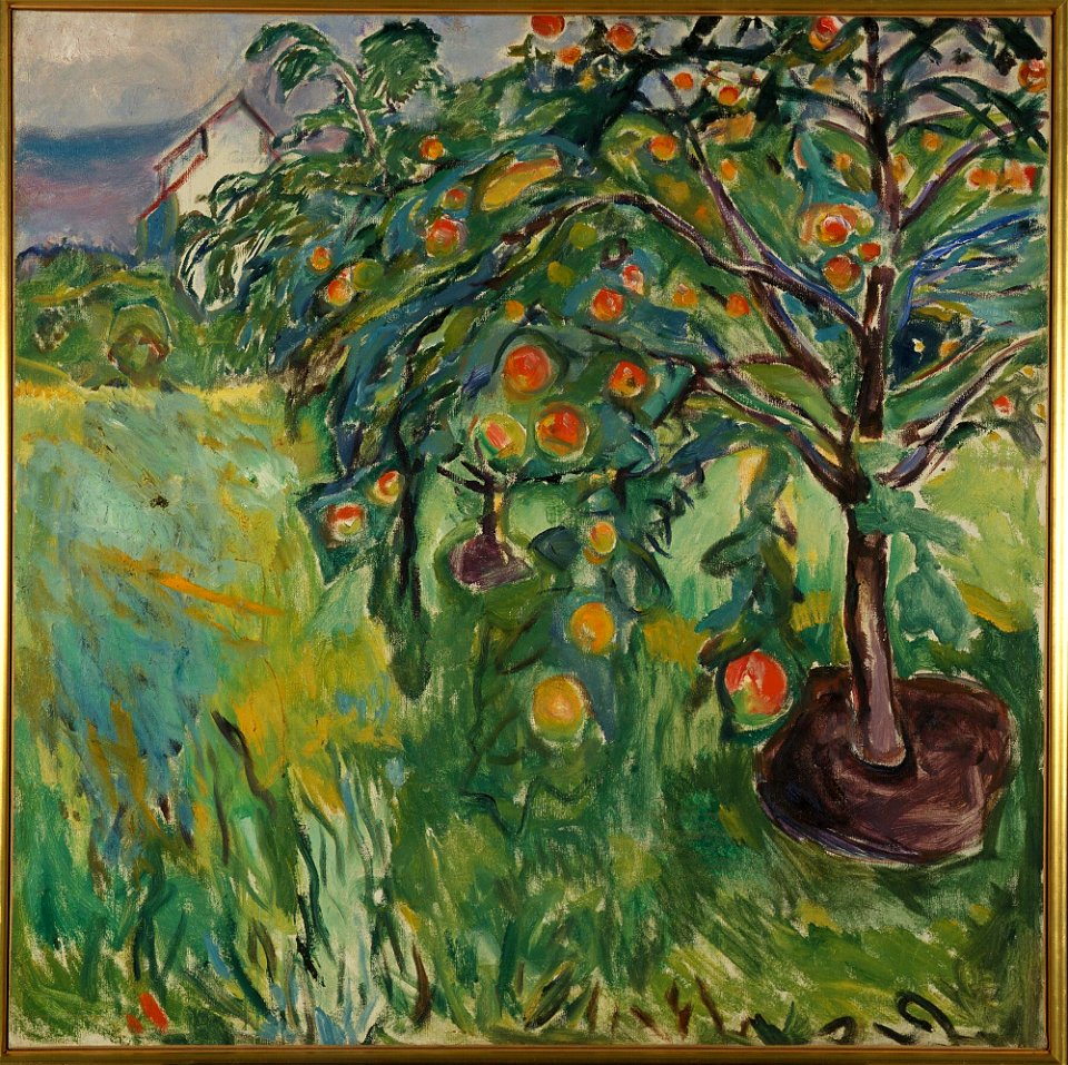 Edvard Munch - Apple Tree by the Studio - MM.M.00080 - Munch Museum