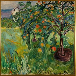 Edvard Munch - Apple Tree by the Studio - MM.M.00080 - Munch Museum