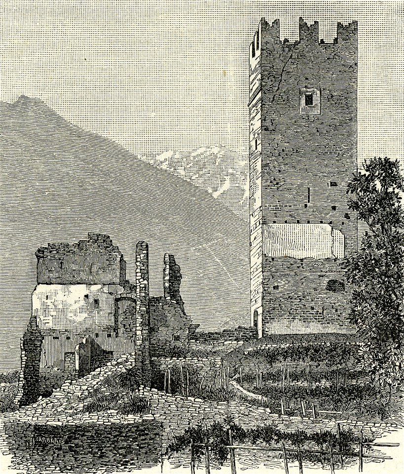 Mazzo di Valtellina avanzi del castello di Pedenale