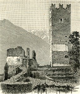 Mazzo di Valtellina avanzi del castello di Pedenale