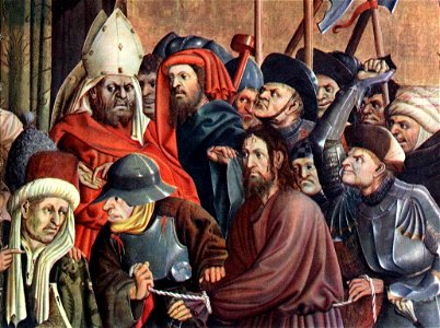 Hans Multscher - Christus before Pilate (detail) - WGA16326