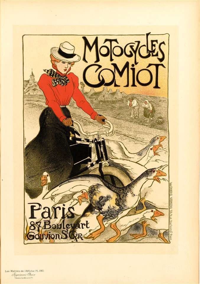 Maîtres de l'affiche V 4 - Pl 190 - Steinlen