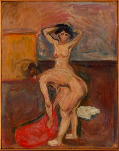 Edvard Munch - Bending and upright Nude - MM.M.00222 - Munch Museum