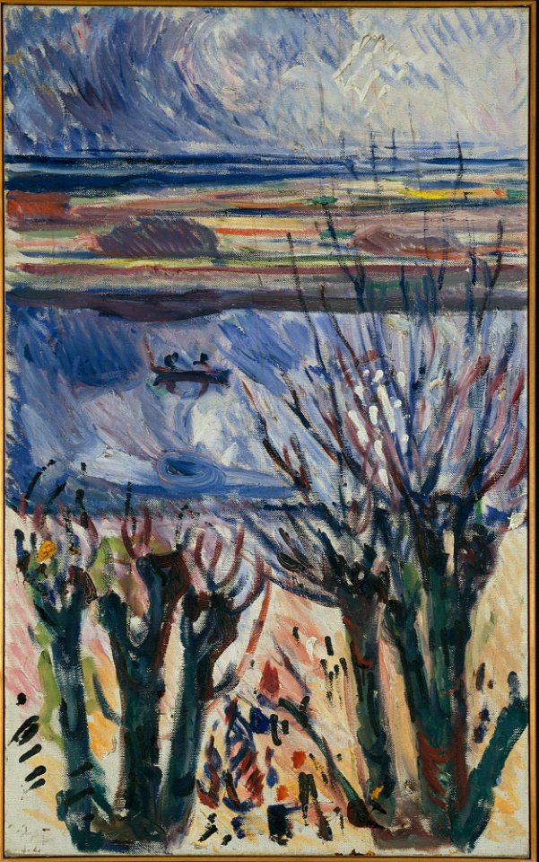 Edvard Munch - Canal in Warnemünde - MM.M.00084 - Munch Museum