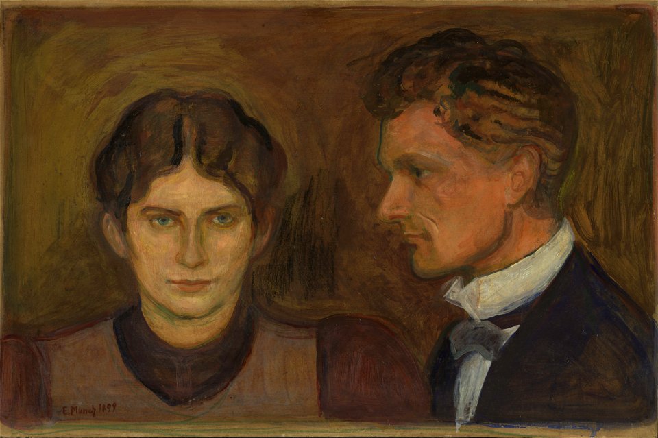 Edvard Munch - Aase and Harald Nørregaard - NG.M.01794 - National Museum of Art, Architecture and Design