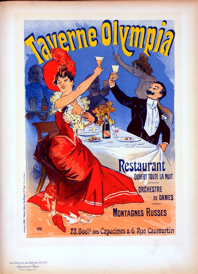 Maîtres de l'affiche vol 5 - Pl 217 - Jules Chéret