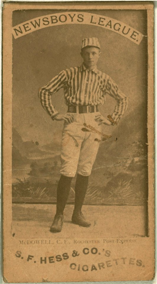 McDowell, Rochester Post Express, baseball card portrait LCCN2007680747