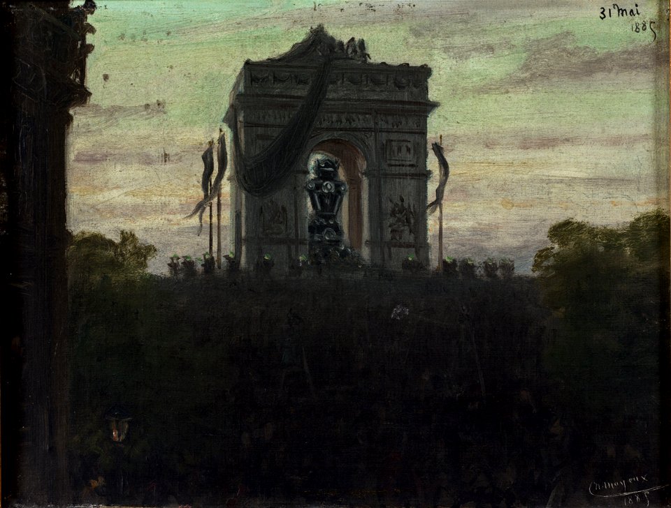 Mayeux, H - Funérailles de Victor Hugo, 31 mai et 1er juin 1885 - 259 - Maison de Victor Hugo