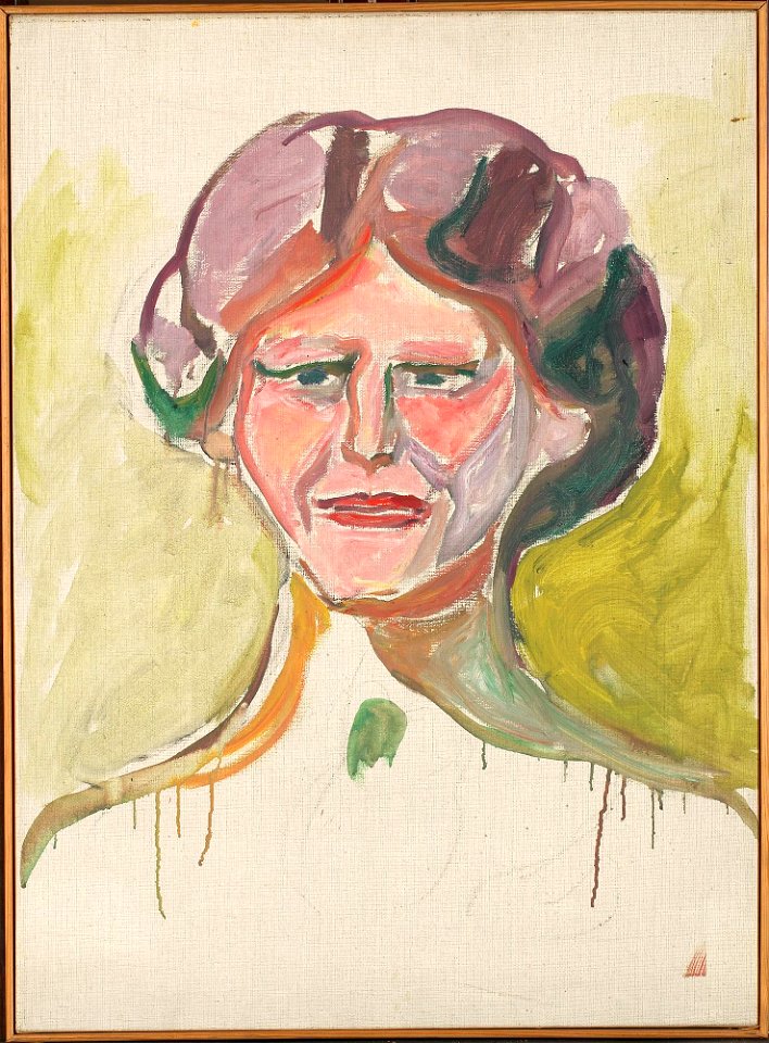 Edvard Munch - Alma Mater, Portrait Study - MM.M.00766 - Munch Museum