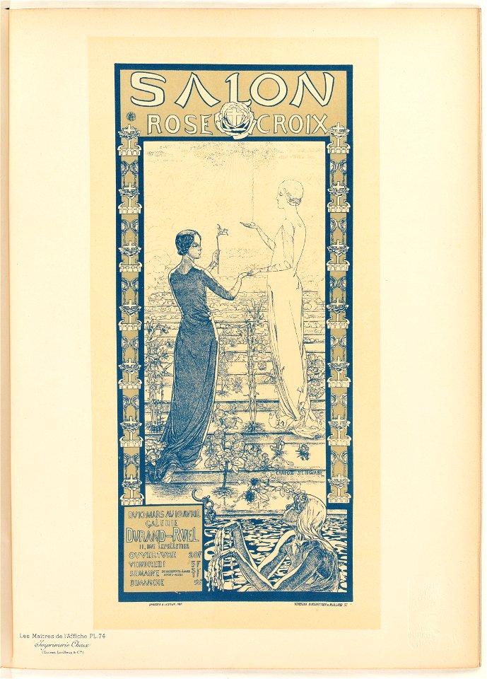 Maîtres de l'affiche V 2 - Pl 74 - Carlos Schwabe