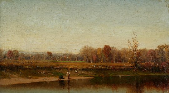 Jervis McEntee - Esopus Creek (1867)
