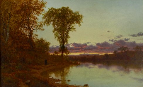 Jervis McEntee - Twilight (1862)