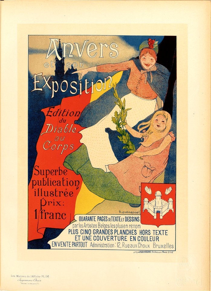 Maîtres de l'affiche V 3 - Pl 116 - Evenepoel