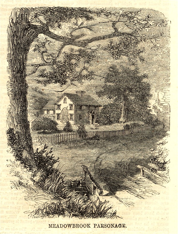 Meadowbrook parsonage (Boston Public Library)